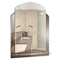 Зеркало MIXLINE Арго 495*675 (ШВ) с полкой