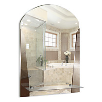 Зеркало MIXLINE Эхо 390*580 (ШВ) с полкой