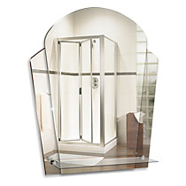 Зеркало MIXLINE Пион 485*575 (ШВ) с полкой