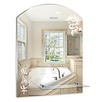 Зеркало MIXLINE Дракон 495*670 (ШВ) с полкой
