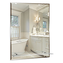 Зеркало MIXLINE Модерн-Люкс 495*685 (ШВ) с полкой и фацетом