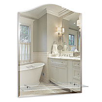 Зеркало MIXLINE Сириус-Люкс 490*670 (ШВ) с полкой и фацетом