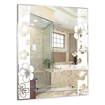 Зеркало MIXLINE Флора 535*685 (ШВ) с полкой